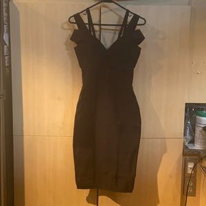 BRAND NEW black knee length dress